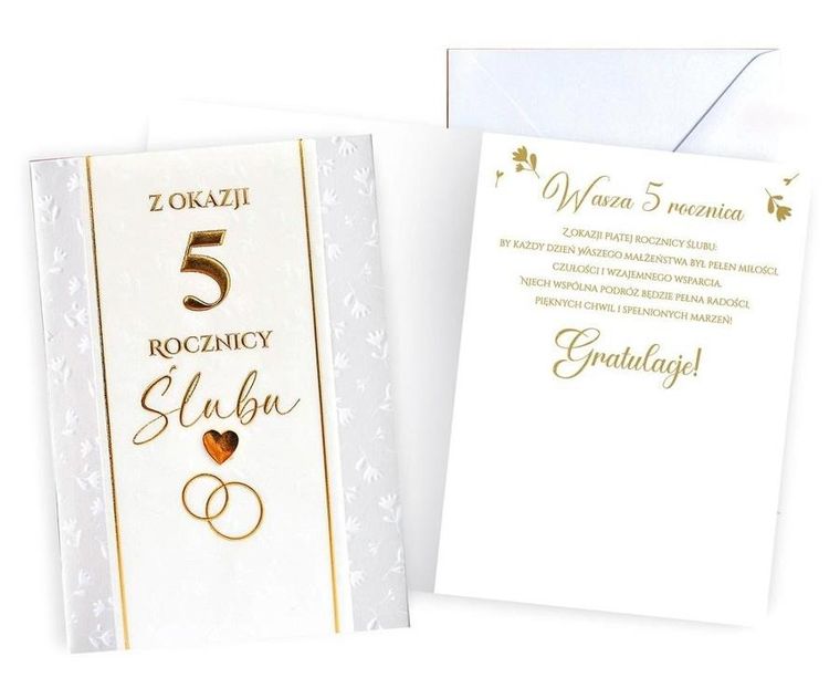 Passion Cards, karnet, Rocznica Ślubu 5