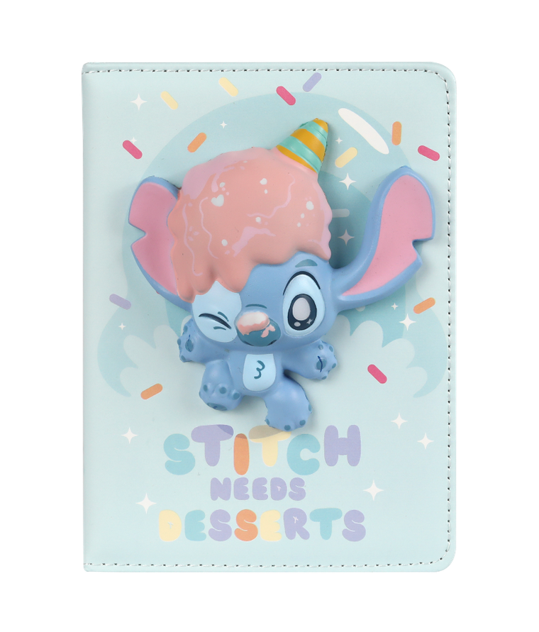 Patio, Lilo i Stitch, notes 3D, B6, squishy, wzór 2, 1 szt.