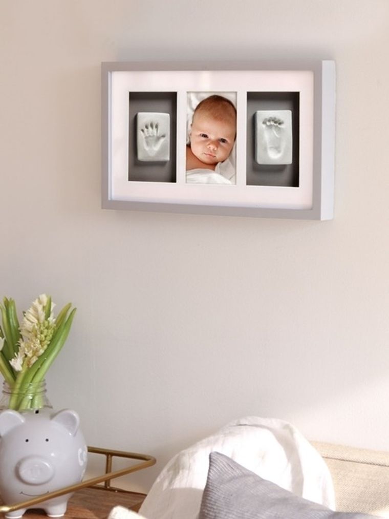 Pearhead, ramka ścienna z odlewem, gray