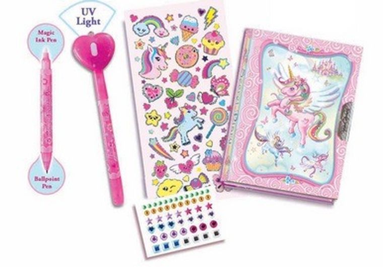 Pecoware, pamiętnik z niewidzialnym długopisem, jednorożec