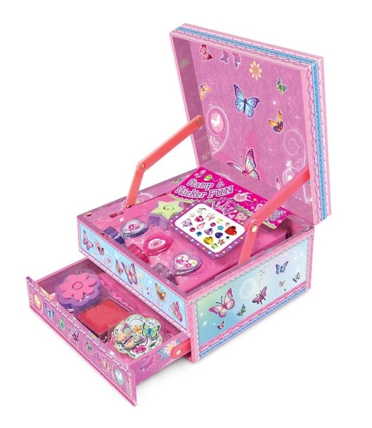 Pecoware, zestaw z pieczątkami, motylki