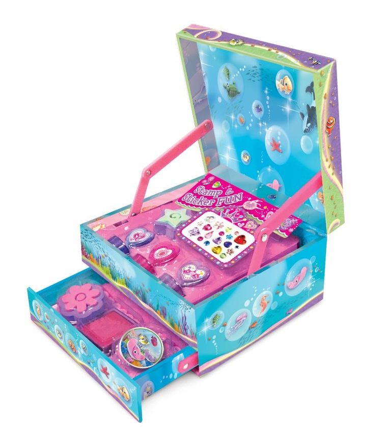 Pecoware, zestaw z pieczątkami, syrenka