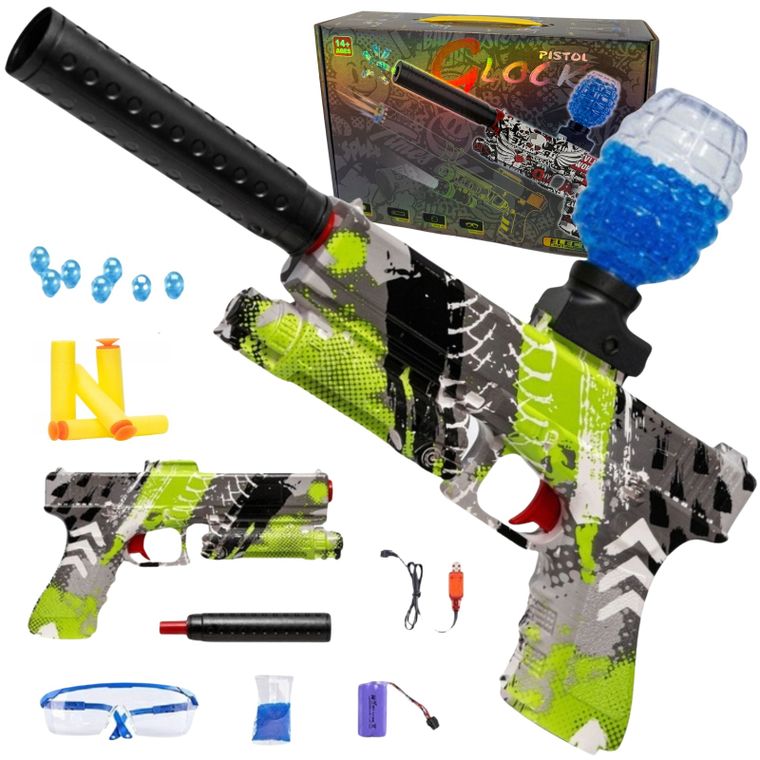 Pegaz Toys, elektryczny pistolet na kulki żelowe i strzałki