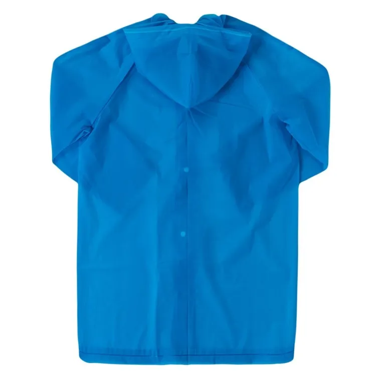 Peleryna przeciwdeszczowa dziecięca z kapturem, niebieska, Hi-Tec