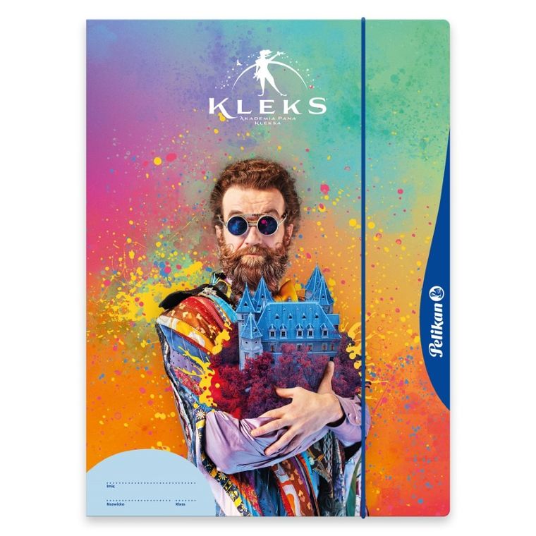 Pelikan, Kleks, teczka z gumką, A4, 1 szt.