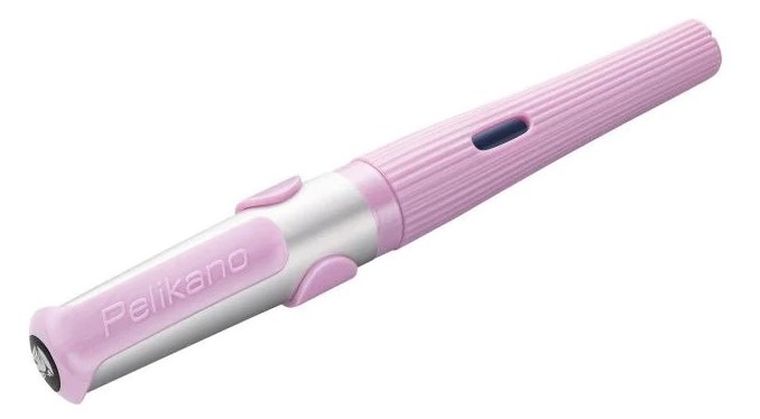 Pelikan, pióro wieczne dla leworęcznych, różowe