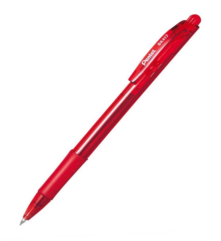 Pentel, Wow! długopis, czerwony, 10 szt.