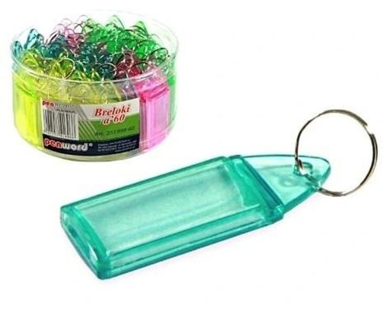 Penword, brelok, do kluczy, 60 szt.