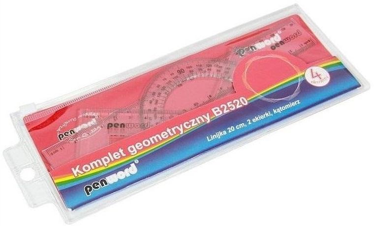 Penword, komplet geometryczny, 4 elementy