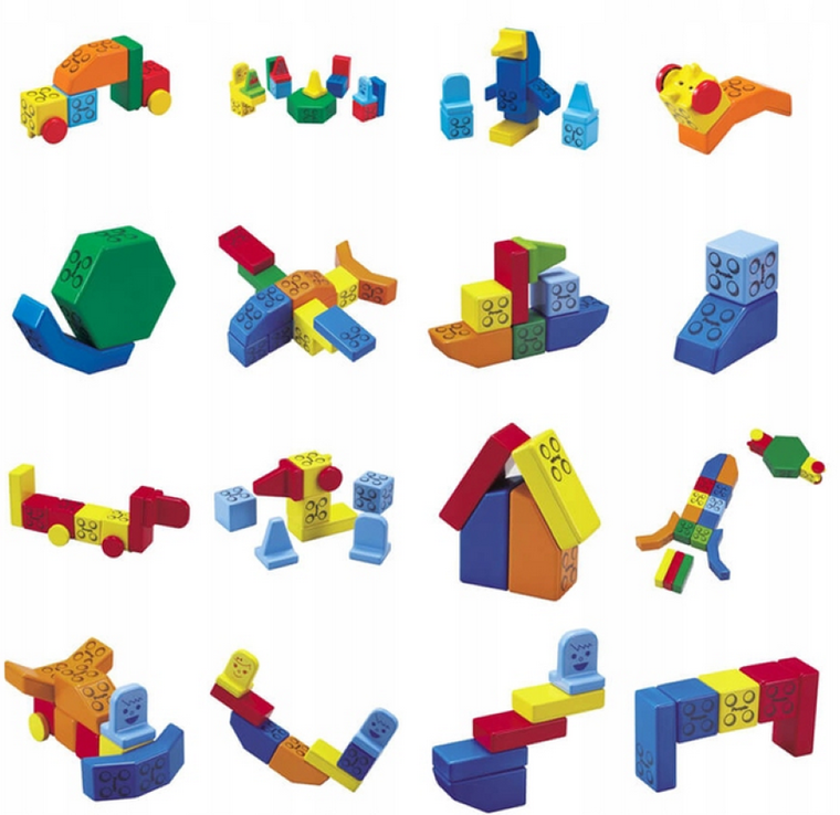 People Blocks, klocki magnetyczne klasyczne, 31 elementów