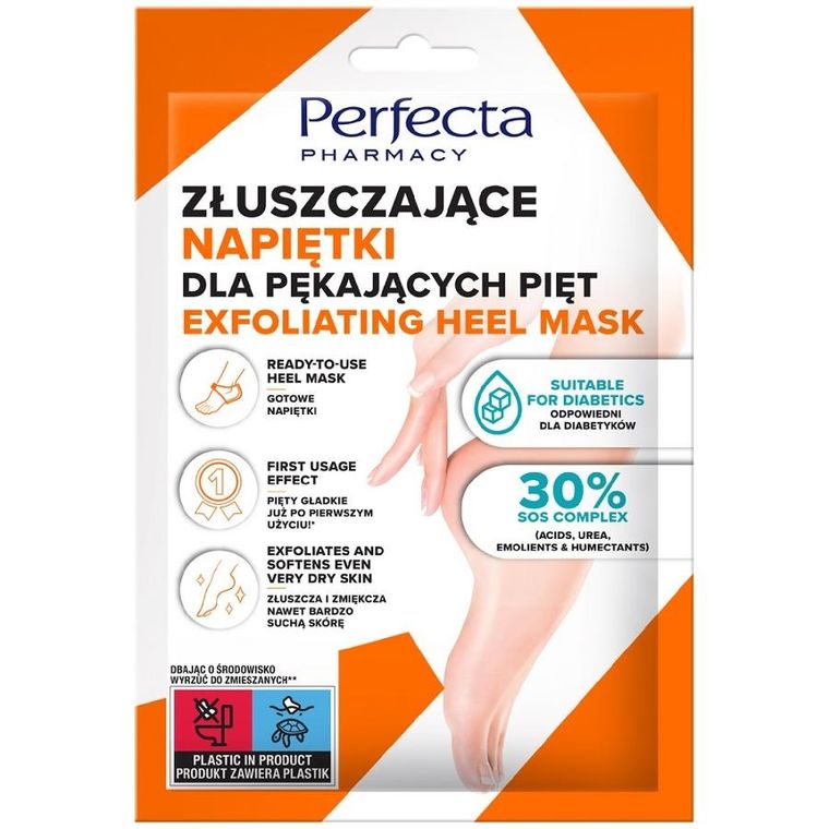 Perfecta Pharmacy, złuszczające napiętki dla pękających pięt