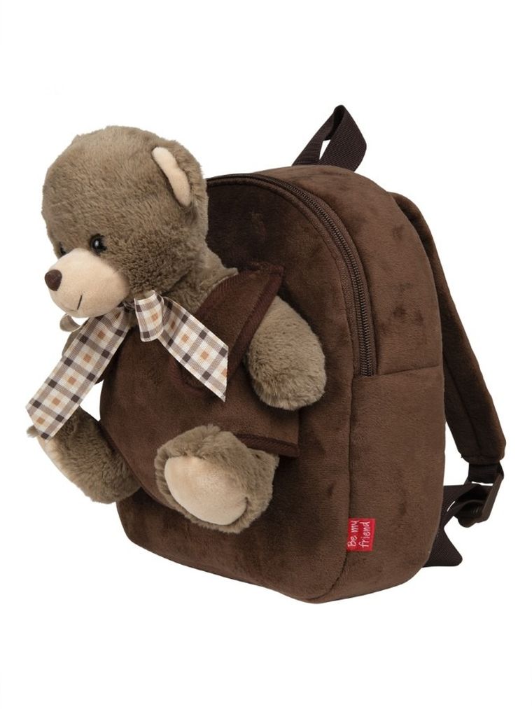 Perletti, Miś Tommy, plecak dla przedszkolaka, brązowy