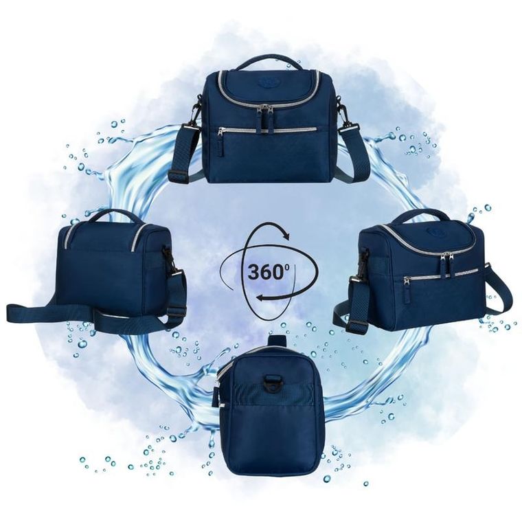 Peterson, kosmetyczka podróżna, granatowa