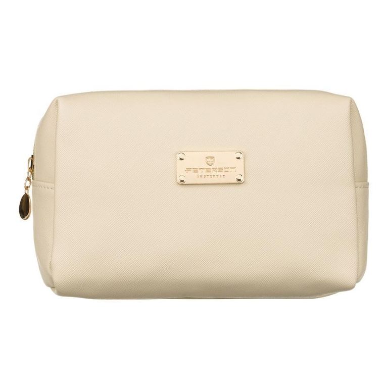 Peterson, kosmetyczka prostokątna, beżowa