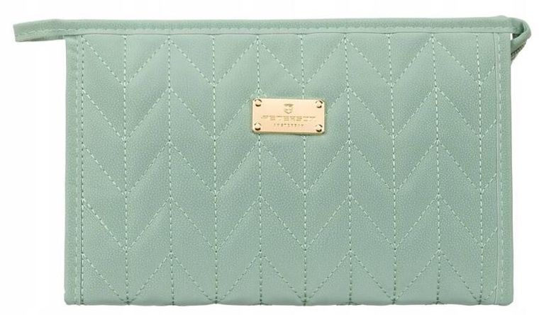 Peterson, kosmetyczka ze skóry ekologicznej, miętowa