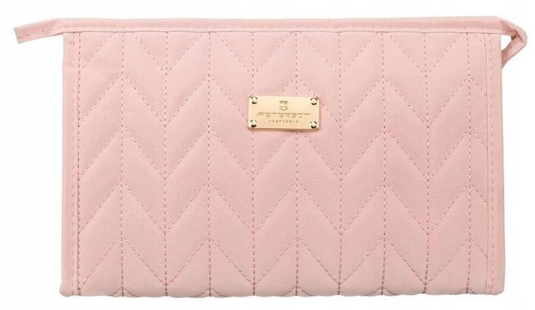 Peterson, kosmetyczka ze skóry ekologicznej, różowa