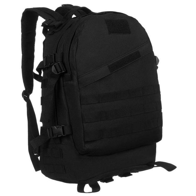 Peterson, plecak militarny, 3-komorowy, czarny