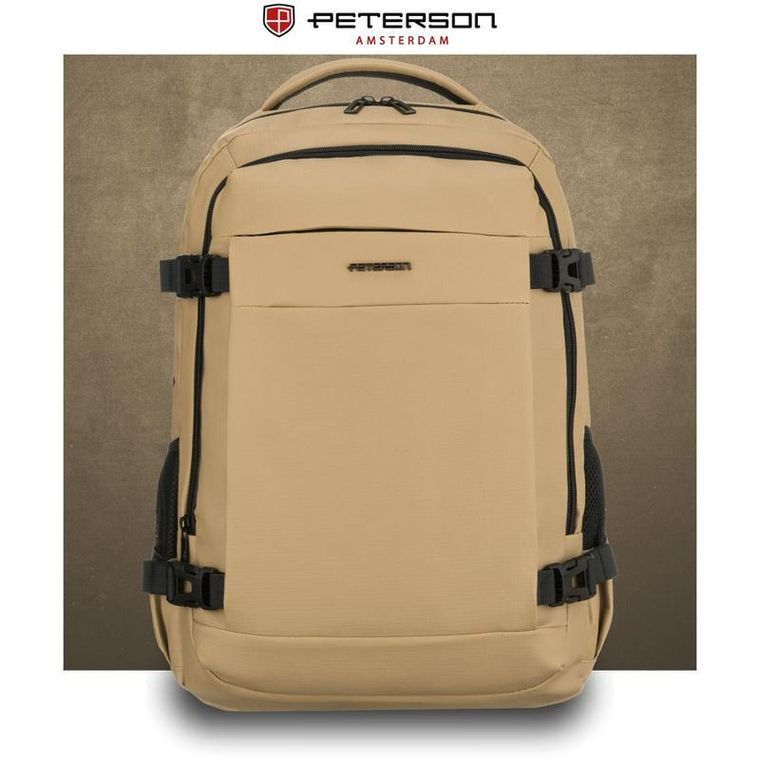 Peterson, plecak podróżny, 2-komorowy, khaki
