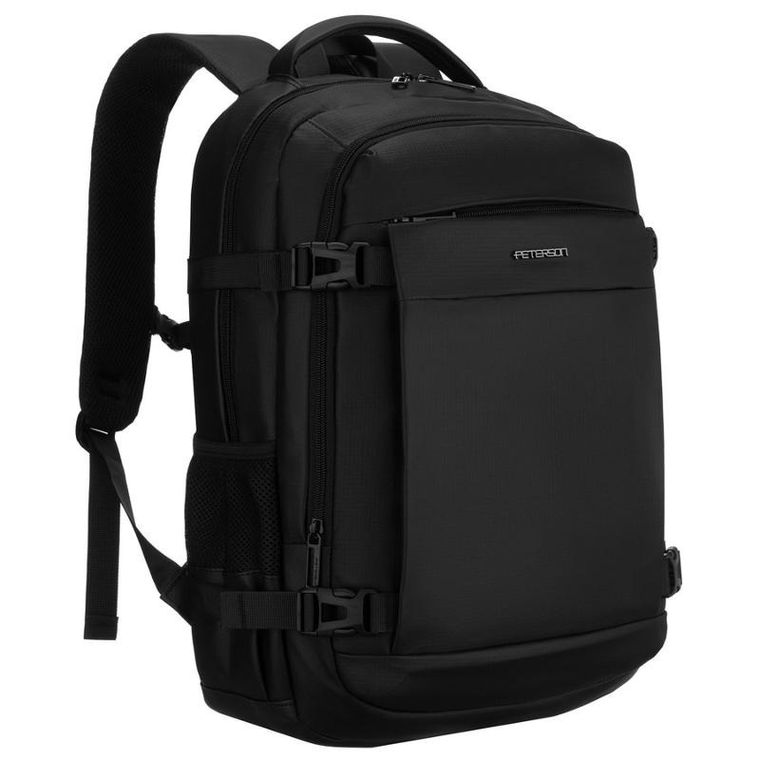 Peterson, plecak podróżny, czarny