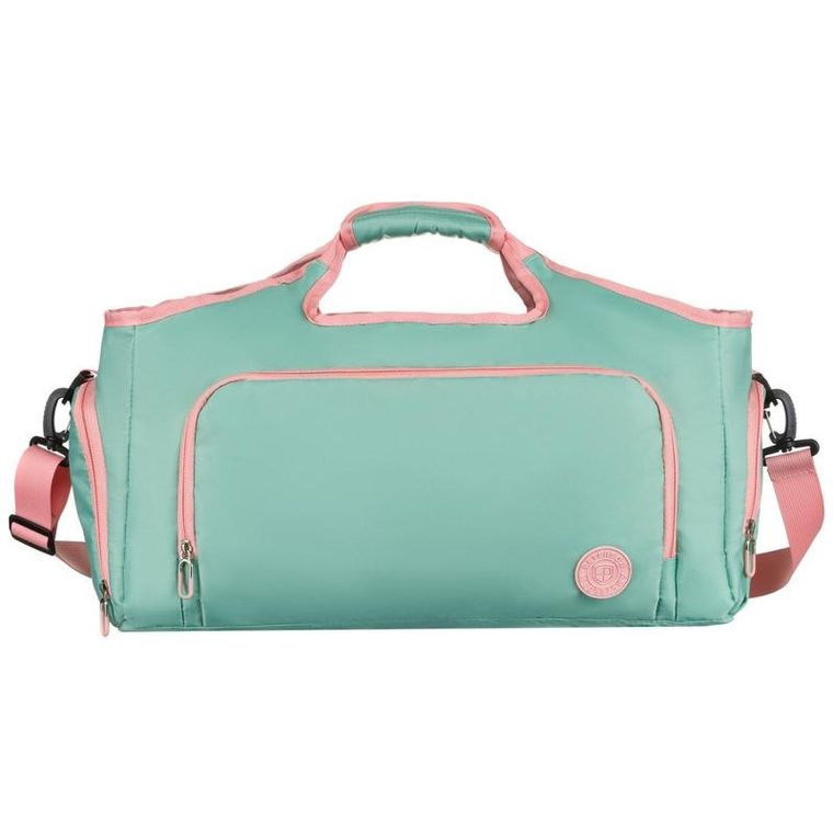 Peterson, torba podróżna, miętowo-różowa