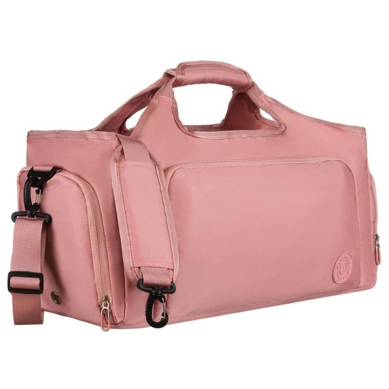 Peterson, torba podróżna, różowa
