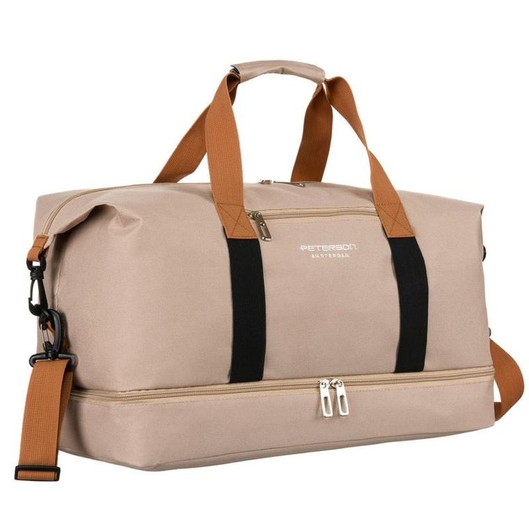 Peterson, wodoodporna torba podróżna, beżowa