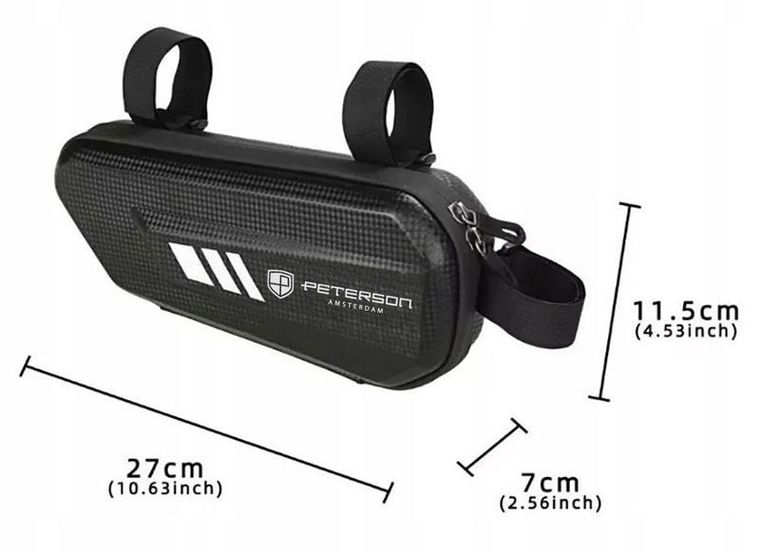 Peterson, wodoodporna torba rowerowa pod ramę