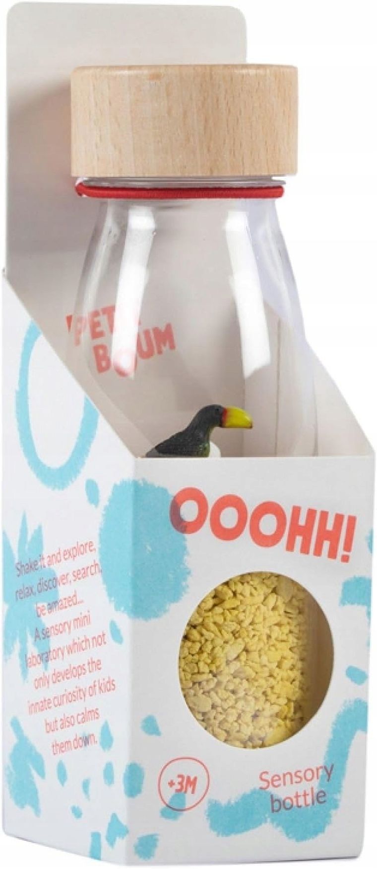 Petit Boum, butelka obserwacyjna, tukan