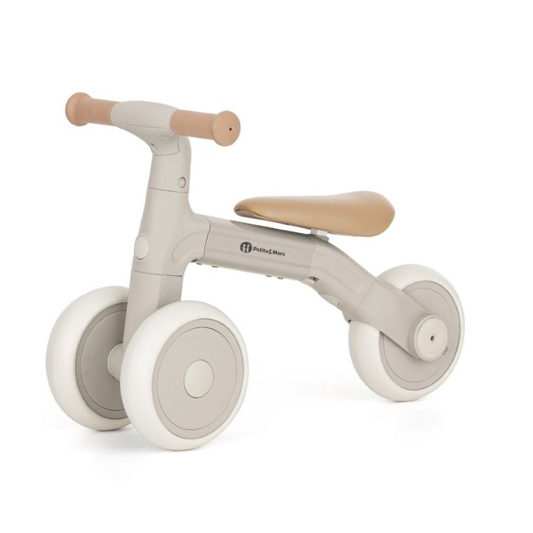 Petite&Mars, Bingo, rowerek trójkołowy 3w1, Ivory White