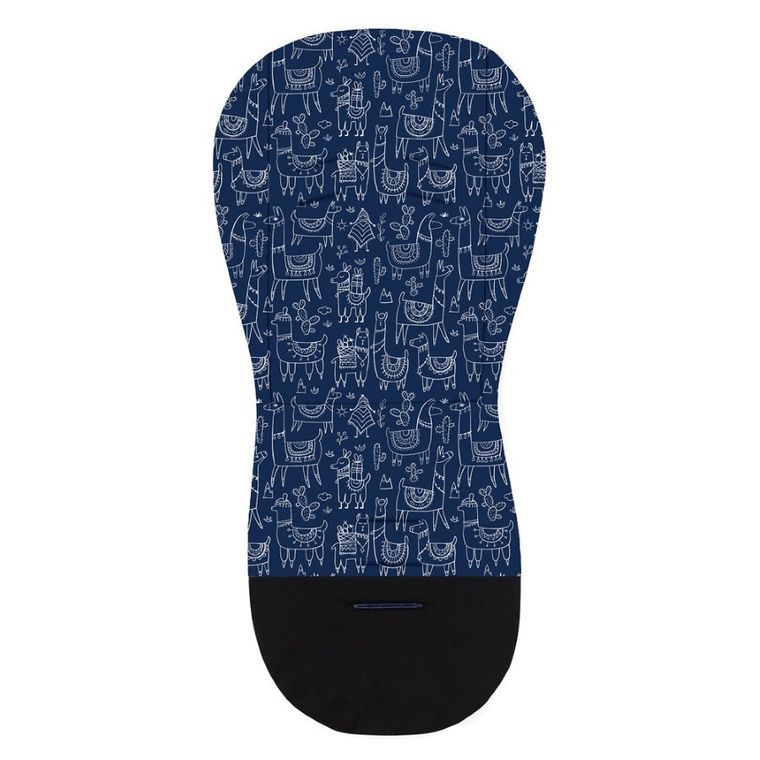 Petite&Mars, Lama, wkładka do wózka, dwustronna, foamy blue