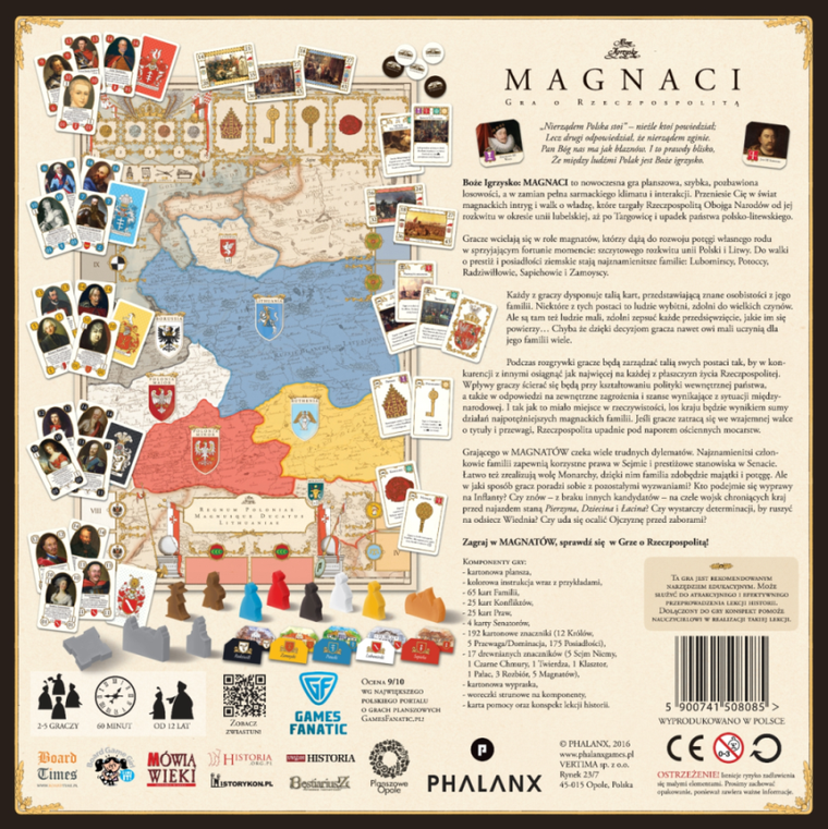 Phalanx Games, Boże Igrzysko, Magnaci, gra strategiczna