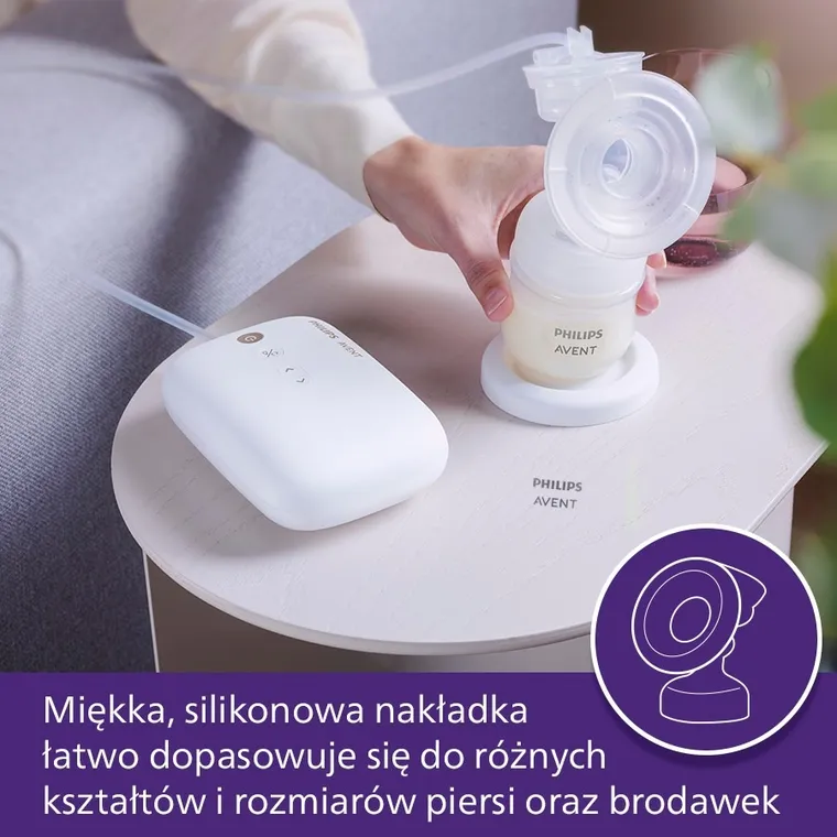 Philips Avent, elektryczny laktator Premium Naturalmotion, mikro USB SCF396/31