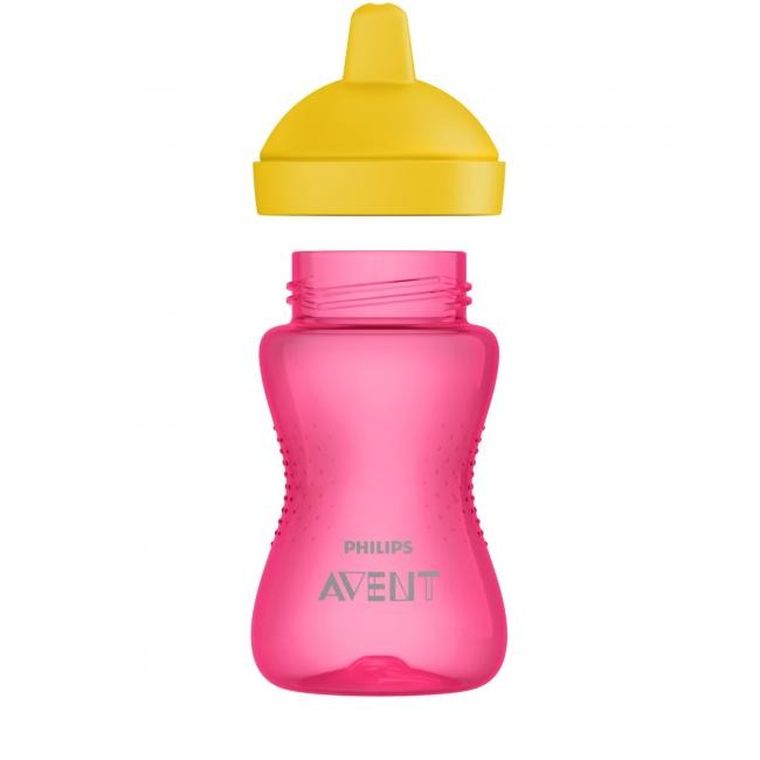 Philips Avent, kubek z twardym ustnikiem, 18m+, różowy, 200 ml