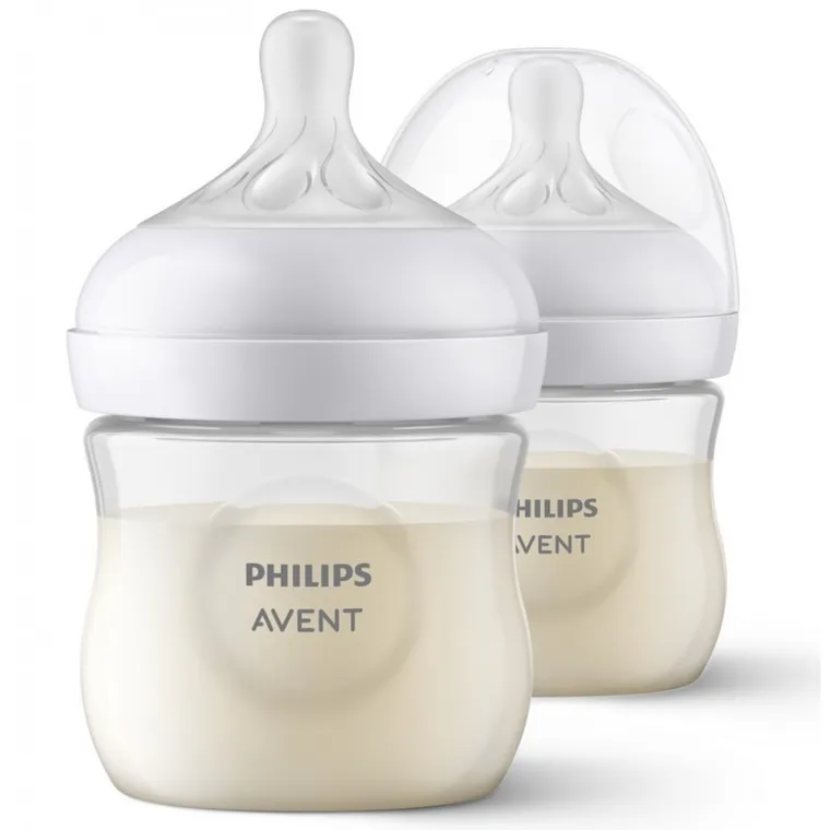 Philips Avent, Responsywne Butelki Natural, zestaw butelek, 0m+, 125 ml, 2 szt.
