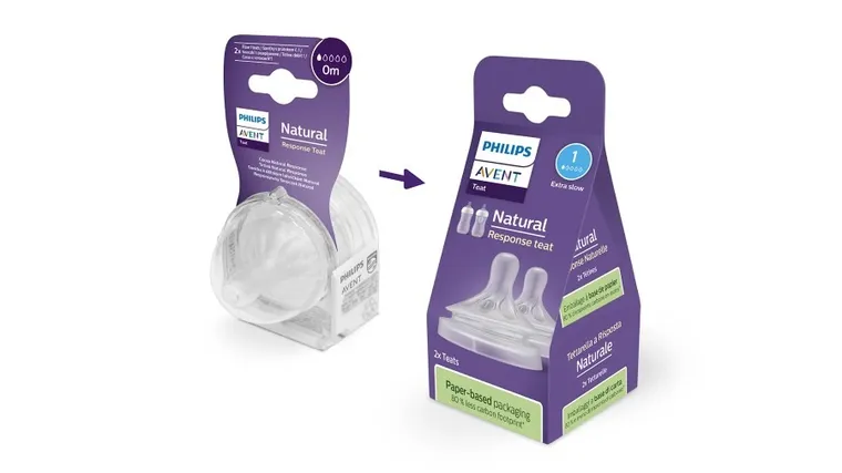 Philips Avent, Responsywne Smoczki Natural, smoczek do butelki, 0m, 2 szt.