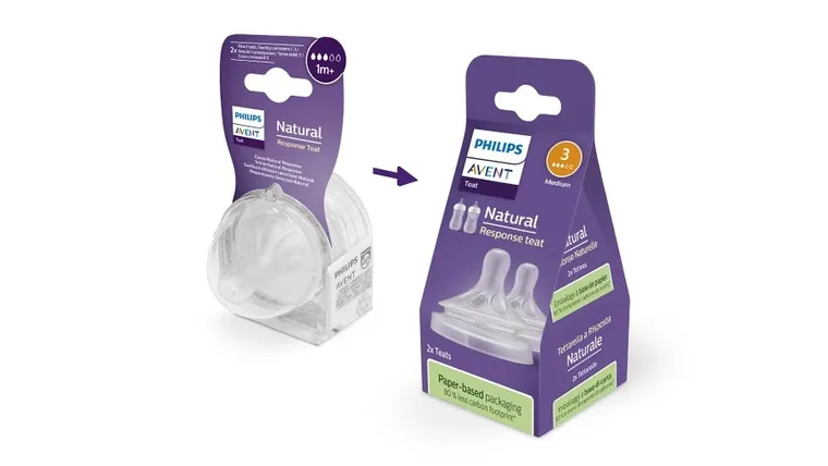 Philips Avent, Responsywne Smoczki Natural, smoczek do butelki, 1m+, 2 szt.