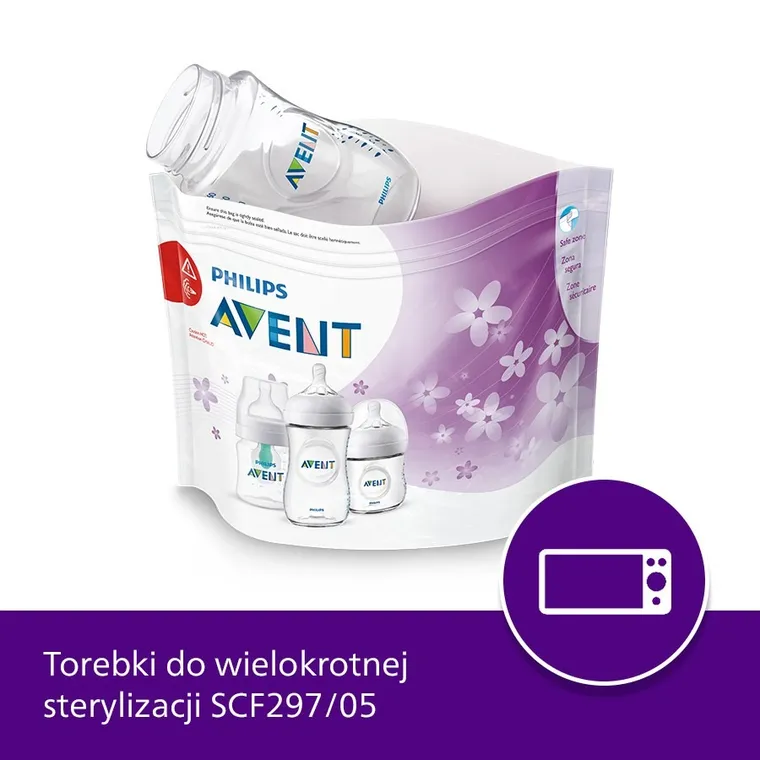 Philips Avent, torebki do sterylizacji w mikrofali, 5 szt.