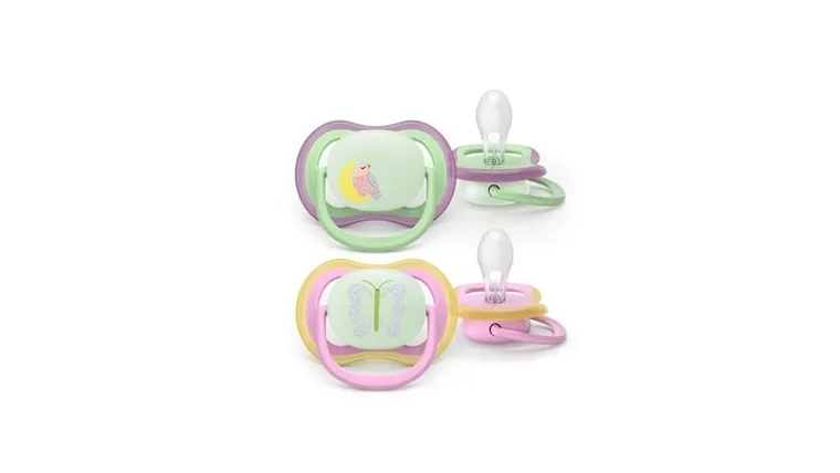 Philips Avent, Ultra Air, smoczek uspokajający, night, 6-18m, 2 szt.