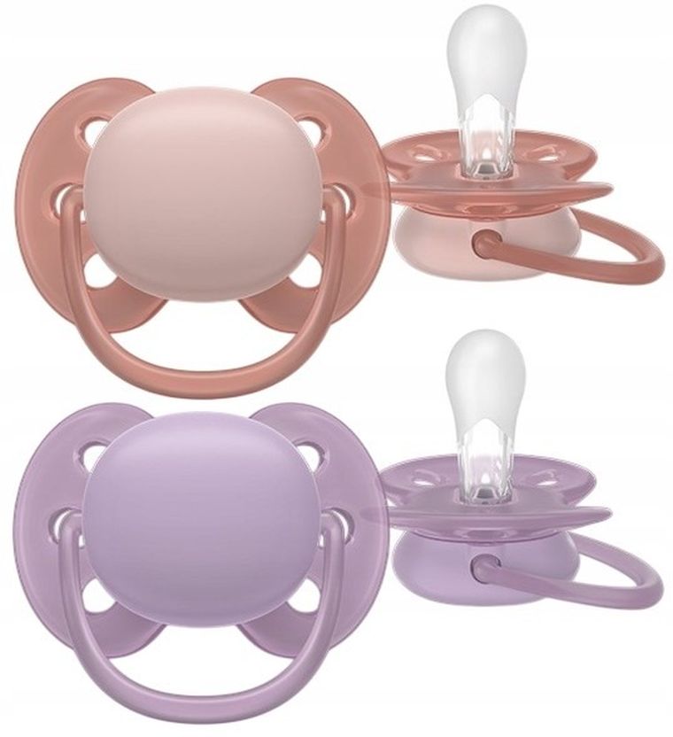 Philips Avent, Ultra Soft, smoczek uspokajający, 6-18m, 2 szt.