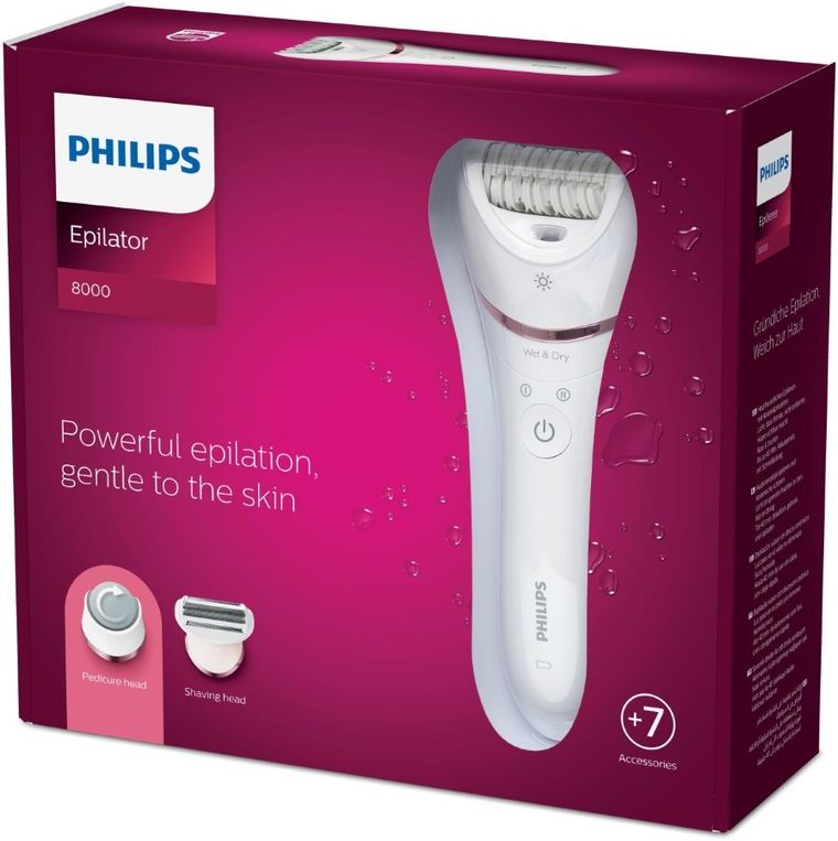 Philips, depilator, BRE 730, 10