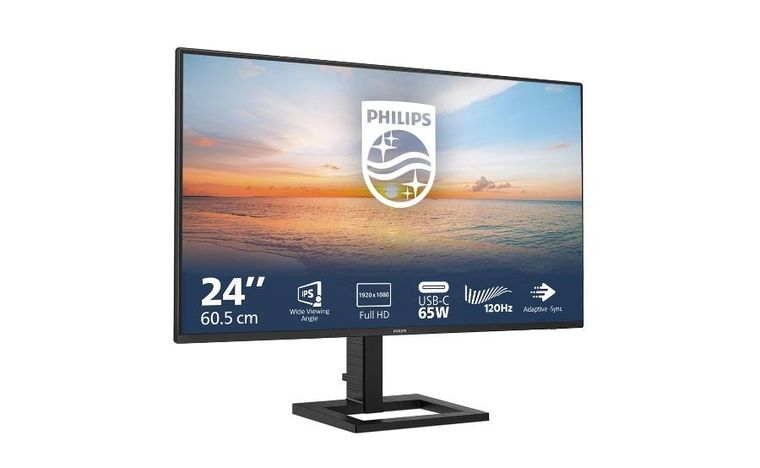 Philips, monitor, 23,8", 24E1N1300AE, IPS 100Hz, HDMI, USB-C HAS, głośniki