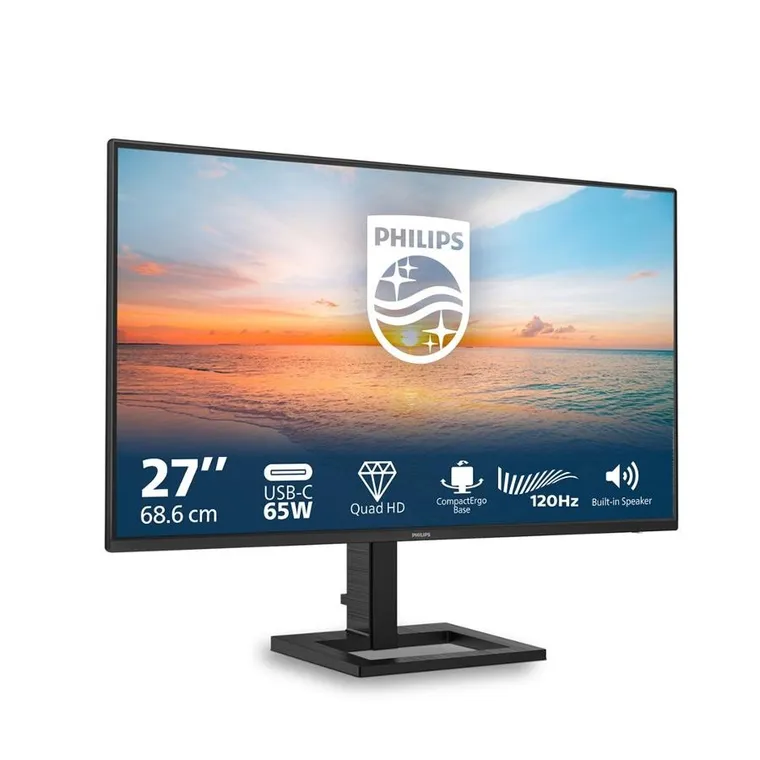 Philips, monitor, LED QHD, 27", E-LINE 27E1N1600AE/00, 100Hz