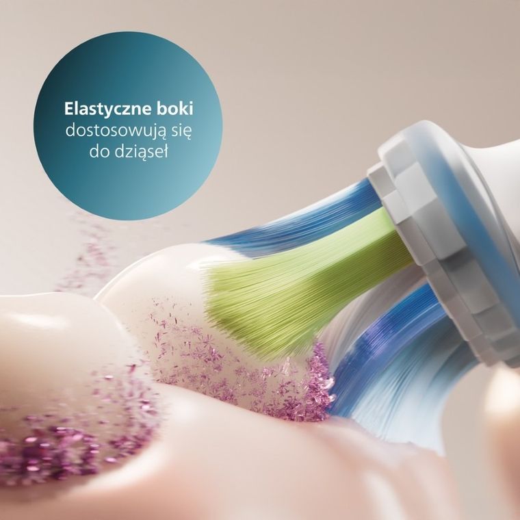 Philips, Sonicare, Premium Plaque Defence C3, końcówki do szczoteczki, białe, 4 szt., HX9044/87