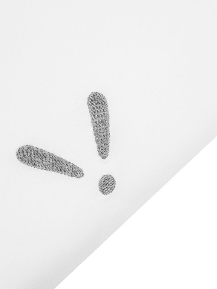 Piapimo, SleepSweet, prześcieradło do wózka z haftem, białe, 40-80 cm