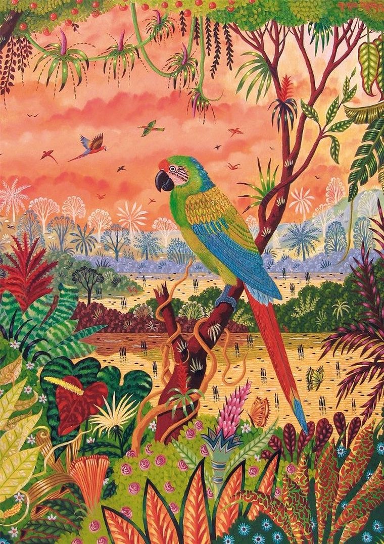 Piatnik, Ara Zielona, puzzle, 1000 elementów