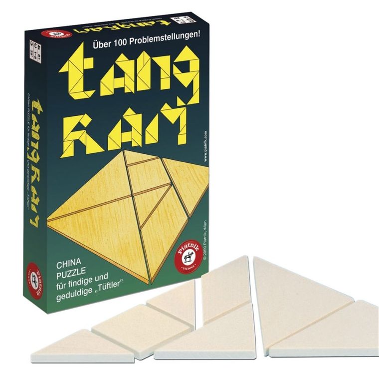 Piatnik, gra logiczna, Tangram
