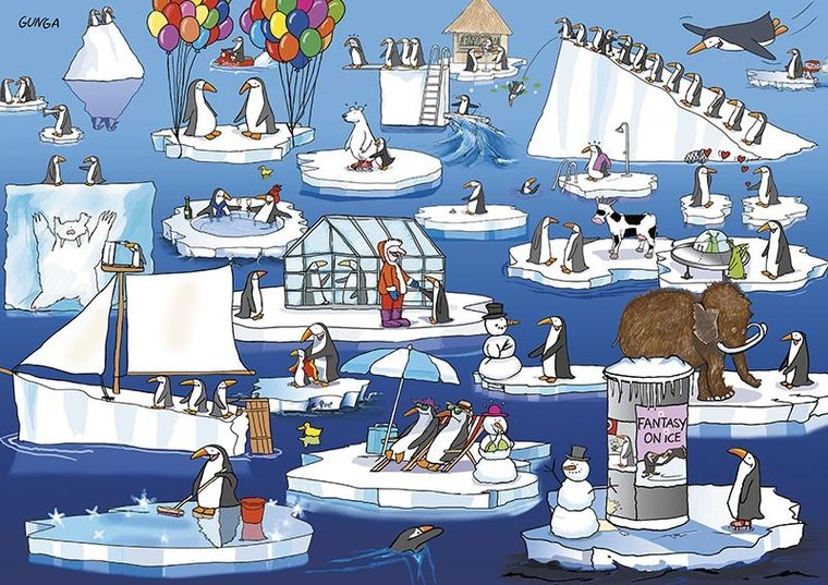 Piatnik, Gunga, Życie Na Antarktyce, puzzle, 1000 elementów