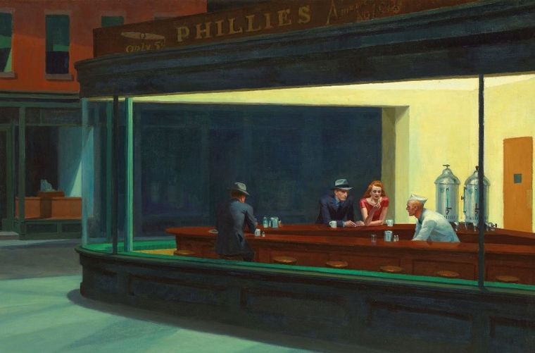 Piatnik, Hopper Nighthawks, puzzle, 1000 elementów