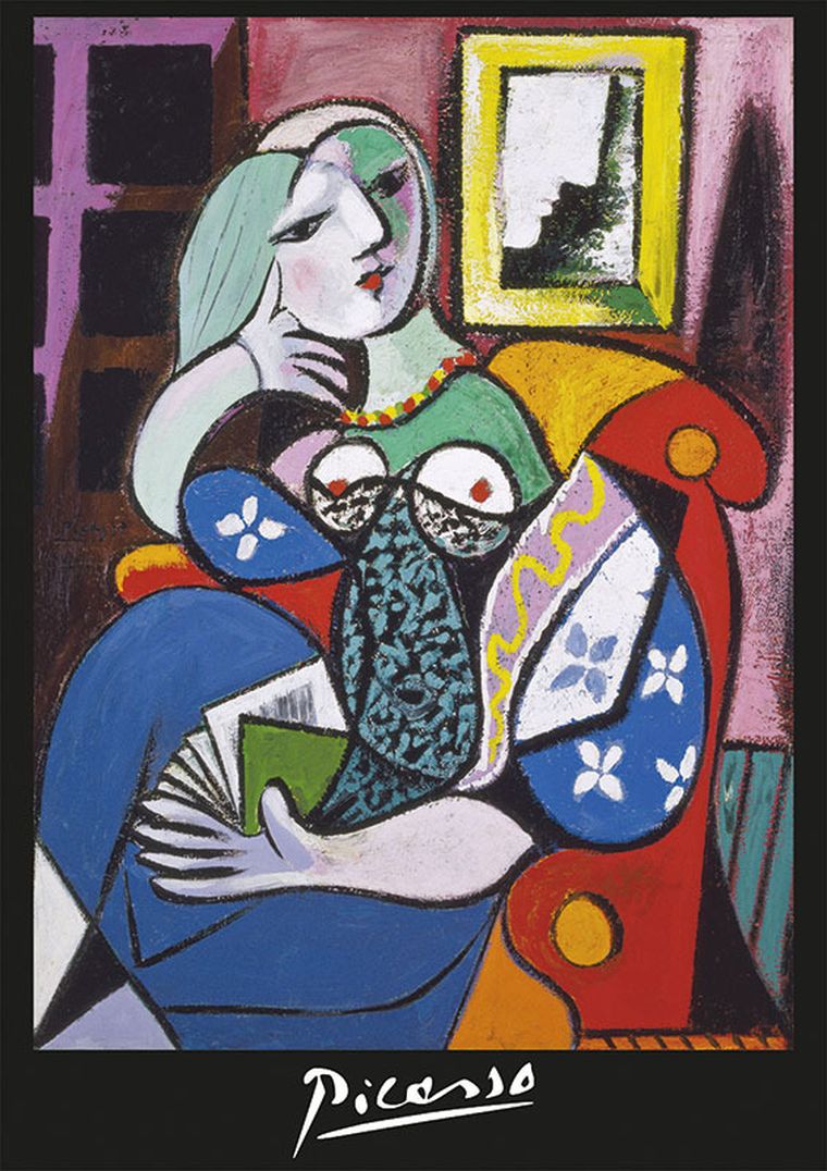 Piatnik, Picasso: Kobieta z książką, puzzle, 1000 elementów