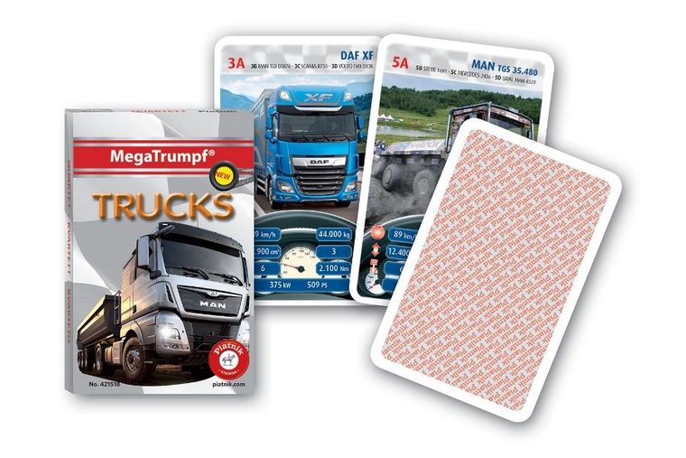 Piatnik, Quartet, Ciężarówki, gra karciana